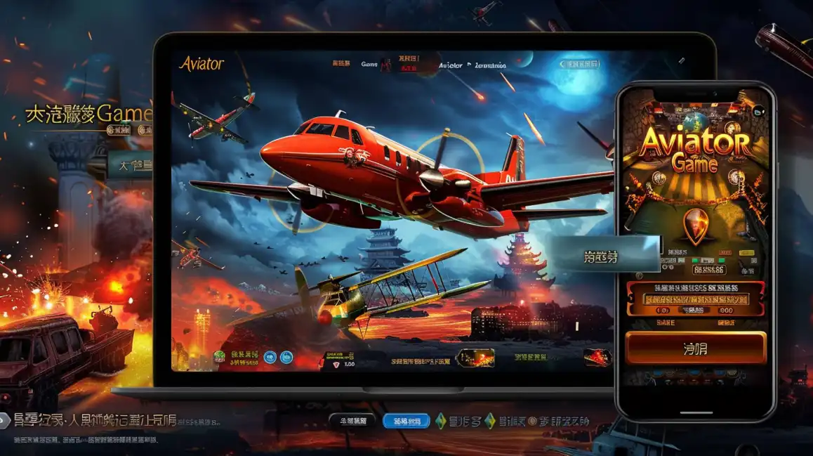 A detailed look at the Jeet Up Aviator game on a laptop and phone, focusing on the red airplane mid-flight, where players decide when to cash out for big wins.